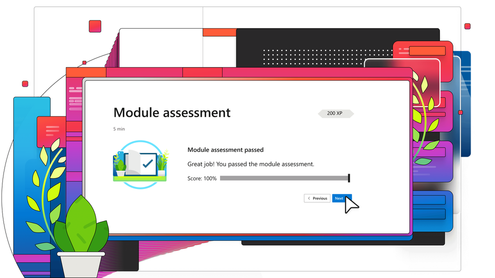An image picturing the Module Assessment result screen